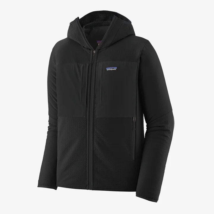 men's fleece outerwear jackets-Patagonia R2 TechFace Hoody Mens