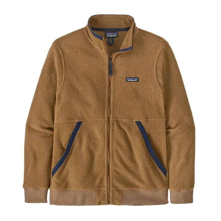 men's jackets with stylish embroidery-Patagonia Shearling Fleece Jacket Mens