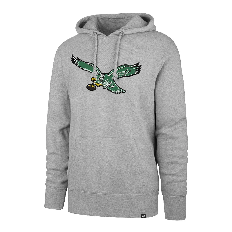 mens hoodie for night-time comfort-PHILADELPHIA EAGLES HISTORIC IMPRINT '47 HEADLINE HOOD