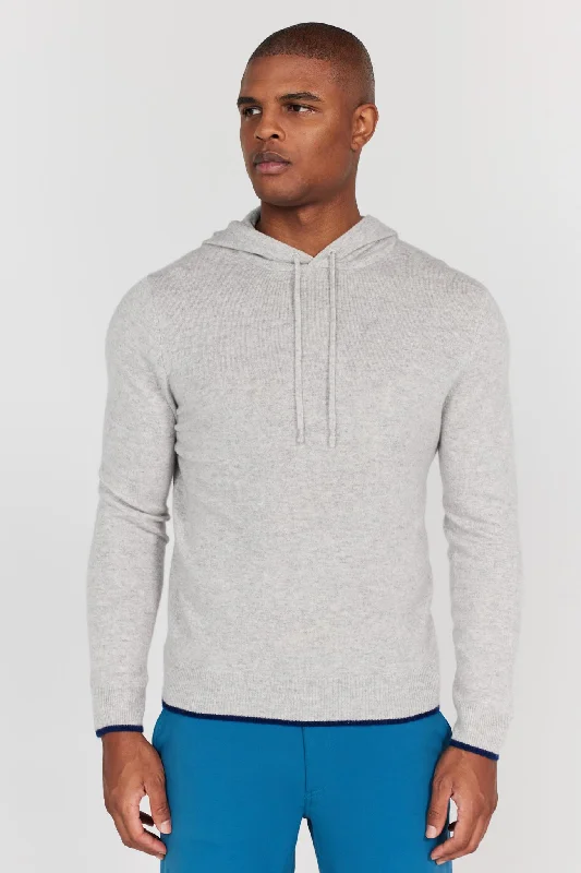 mens hoodie with athletic comfort-Quincy Hoodie in Fog