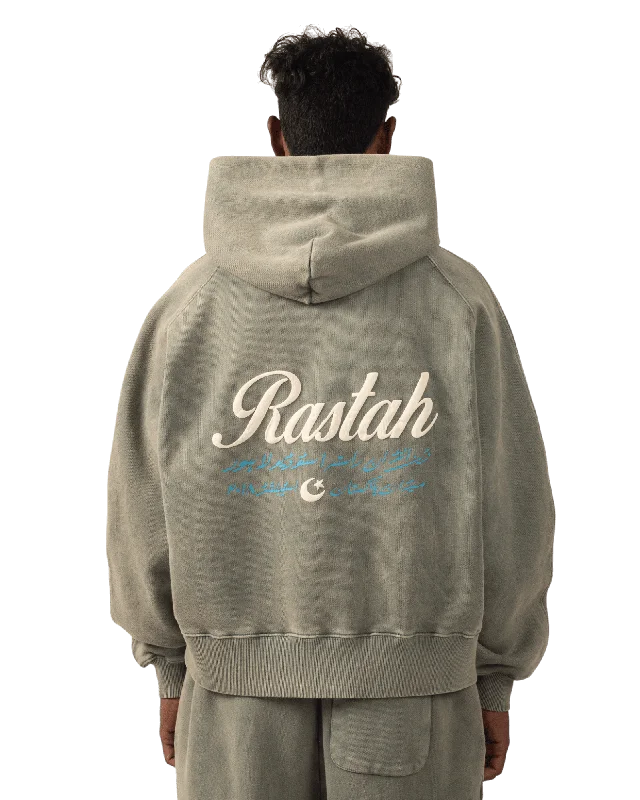 mens hoodie with sleek style details-SEAFOAM MADE IN PAK HOODIE (V4)