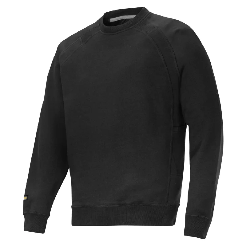 mens hoodie with sleek, modern lines-Snickers 2812 Crew Neck Work Sweatshirt With MultiPockets™ Various Colours