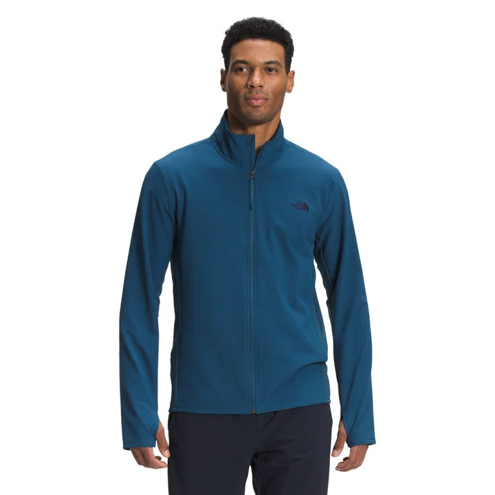 men's jackets with extended hem-The North Face Treadway Hybrid with FUTUREFLEECE Full Zip Mens