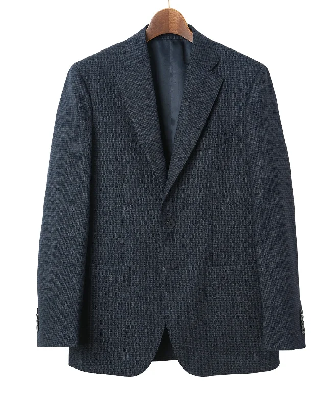 men's jackets with ventilation openings-【Final Sale】Houndstooth Jacket