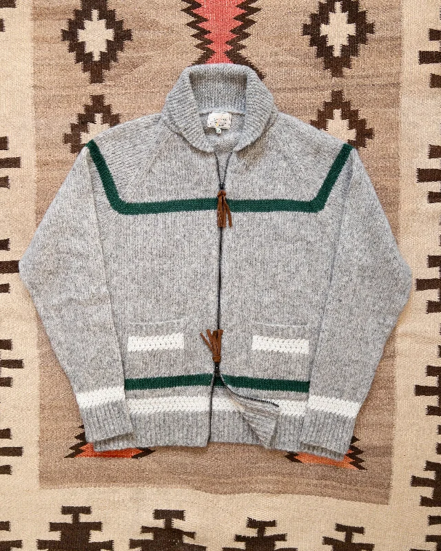 Men's sea-level sweater-Alpaca Cardigan - Canoe