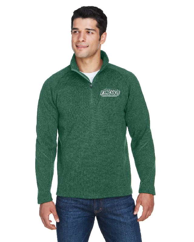 Men's midnight sweater-Devon & Jones Bristol Sweater Fleece Quarter-Zip