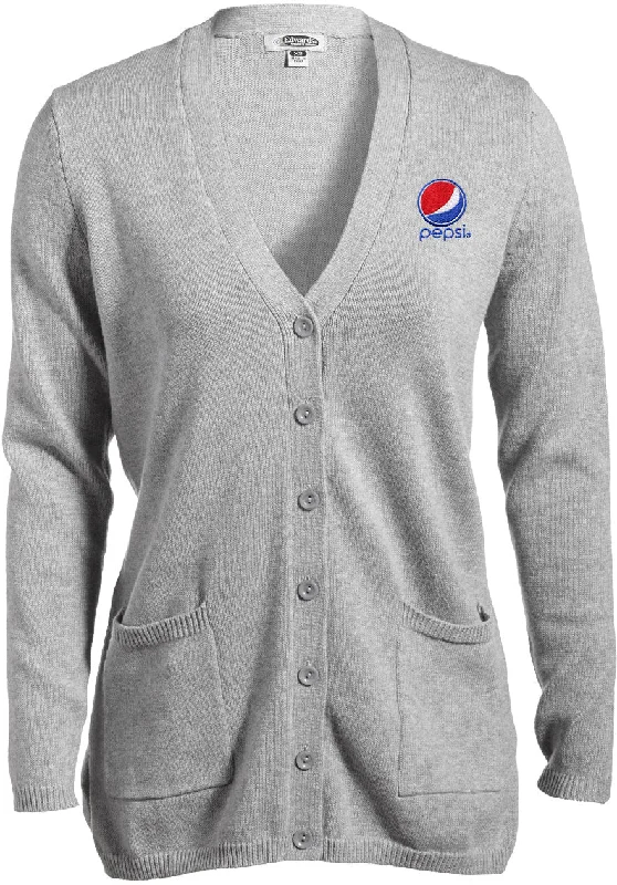 Men's alpine sweater-Edwards Ladies V-Neck Long Cardigan Sweater