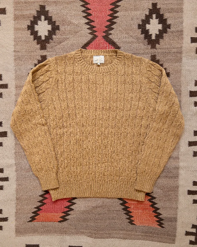 Men's heating sweater-Highland Cableknit Sweater - Fool's Gold