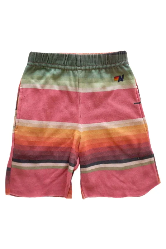 Men’s short-sleeve sift tees-KID'S TULUM SWEATSHORTS - PINK