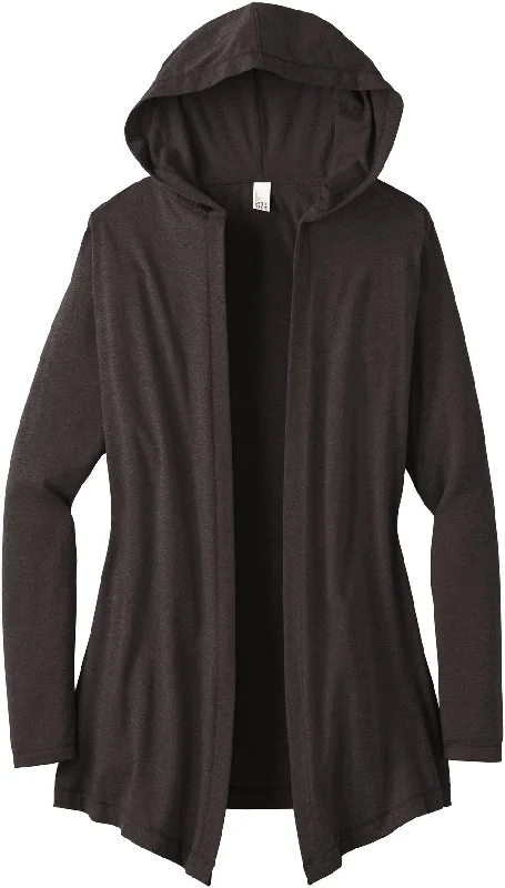 Men's moonlit sweater-District Ladies Perfect Tri Hooded Cardigan