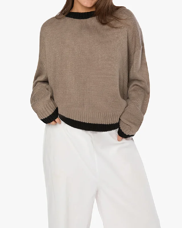 Men's base-layer sweater-Oversized Crew Neck Sweater