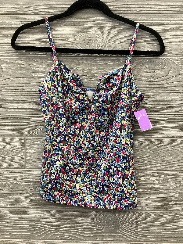 Men’s short-sleeve xeno tops-Top Cami By Shein In Floral Print, Size: S