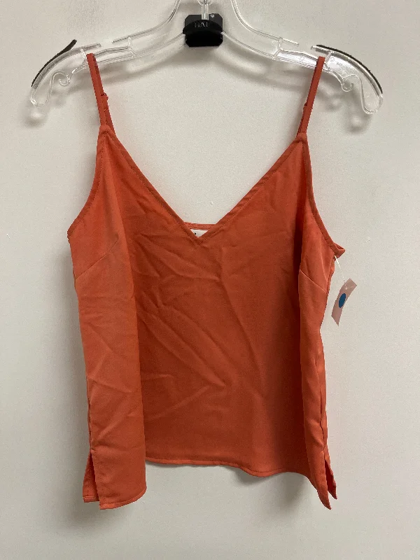 Men’s short-sleeve urge shirts-Top Sleeveless By A New Day In Orange, Size: S