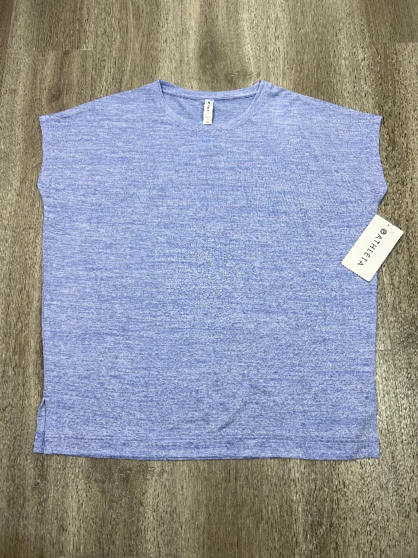 Men’s short-sleeve hark tops-Top Sleeveless By Athleta In Blue, Size: Xs