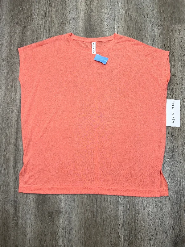 Men’s short-sleeve tonal polos-Top Sleeveless By Athleta In Orange, Size: Xs