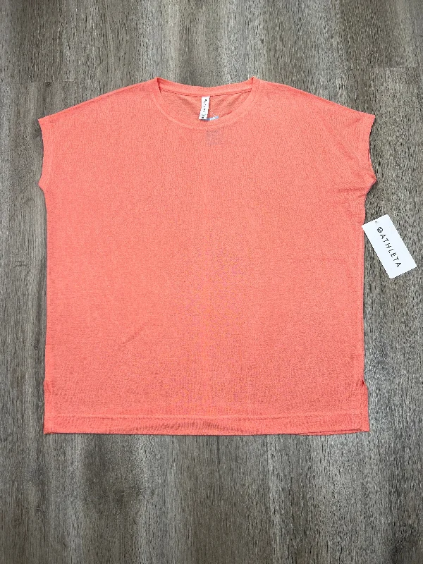 Men’s short-sleeve sharp polos-Top Sleeveless By Athleta In Orange, Size: Xs