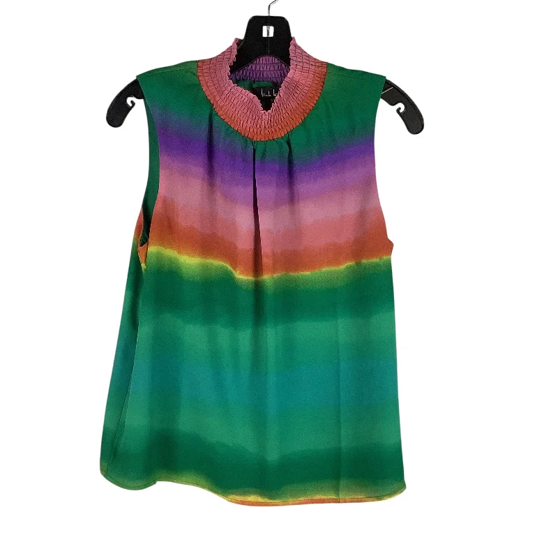 Men’s short-sleeve rush tees-Top Sleeveless By Nicole Miller In Multi-colored, Size: M