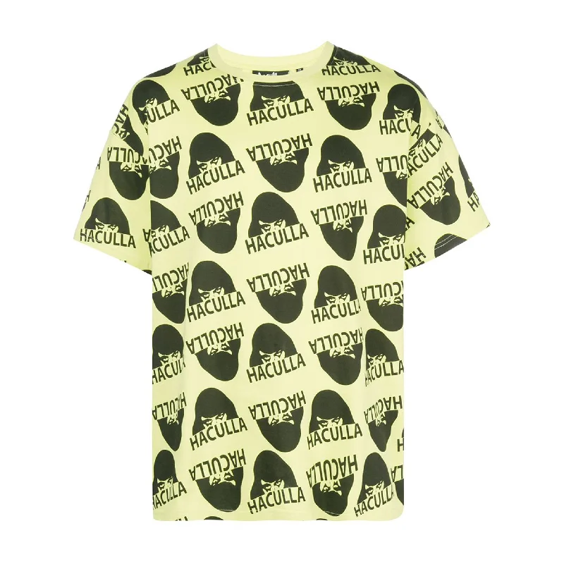 Men’s short-sleeve lift tees-WATCHING YOU DROP SHOULDER TEE LIME