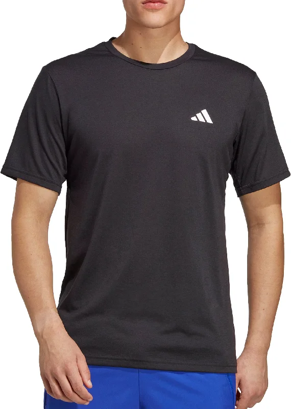 Men’s short-sleeve urge tees-adidas Train Essentials Comfort Short Sleeve Mens Training Top - Black