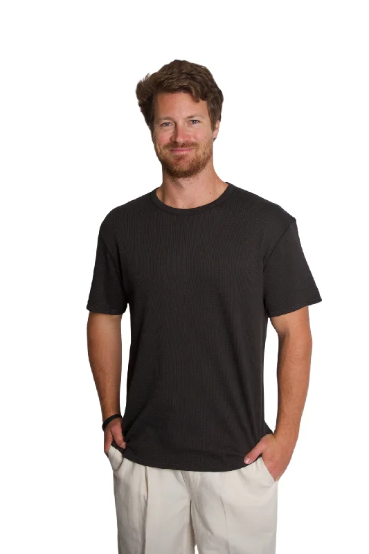 Men’s short-sleeve sharp polos-Box Knit T-Shirt