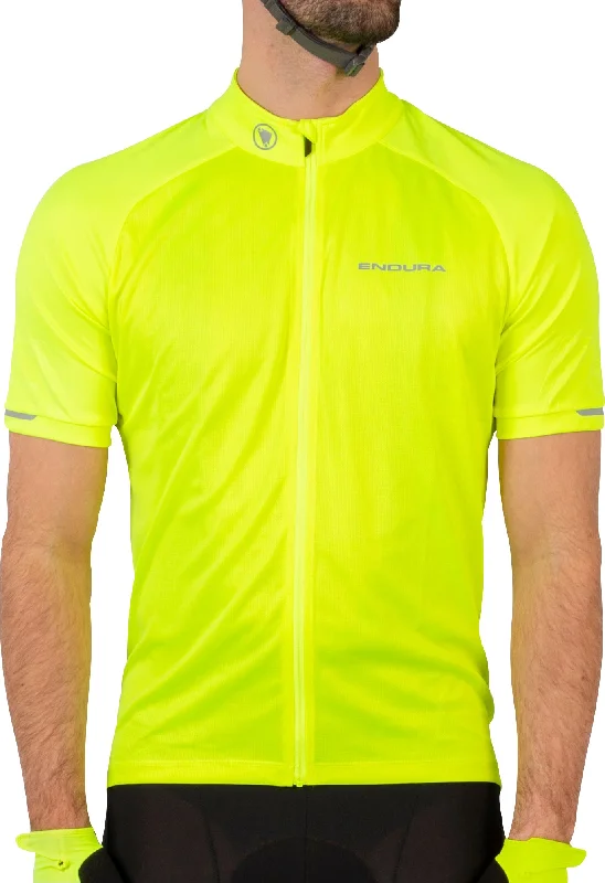 Men’s short-sleeve meld tees-Endura Xtract II Short Sleeve Mens Cycling Jersey - Yellow