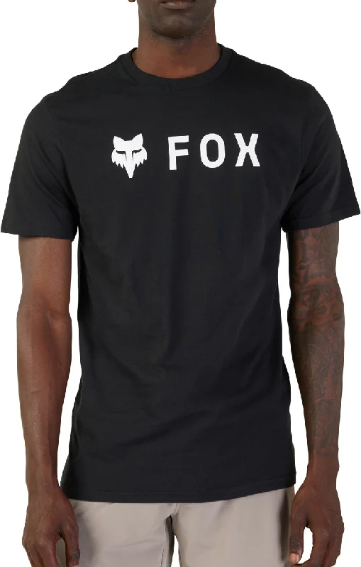 Men’s short-sleeve burr tops-Fox Absolute Premium Short Sleeve Mens Cycling Jersey - Black