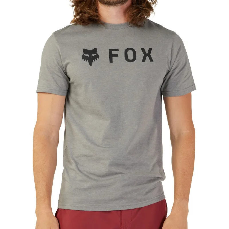 Men’s short-sleeve burr tops-Fox Absolute Premium Short Sleeve Mens Cycling Jersey - Grey