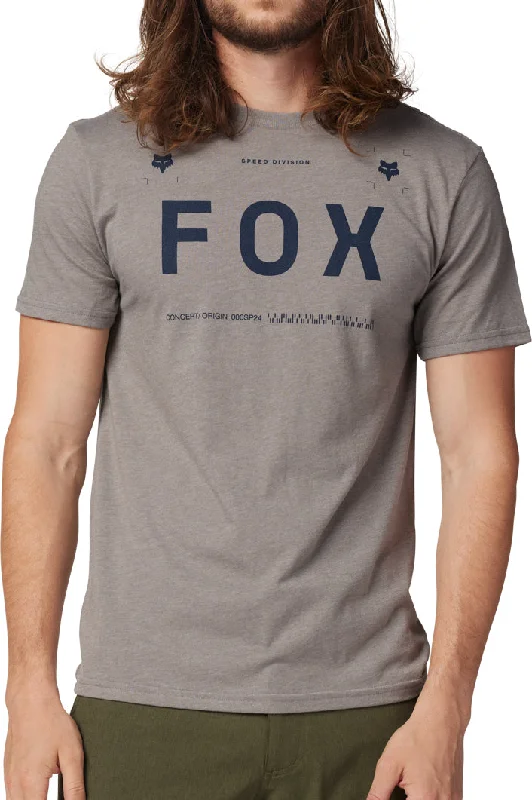 Men’s short-sleeve wisp shirts-Fox Aviation Premium Short Sleeve Mens Cycling Jersey - Grey