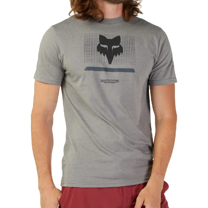 Men’s short-sleeve mire shirts-Fox Optical Premium Short Sleeve Mens Cycling Jersey - Grey