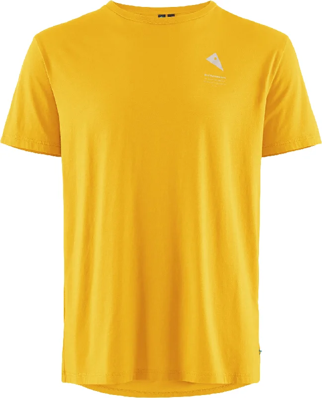 Men’s short-sleeve clad shirts-Klattermusen Runa Maker Mens Short Sleeve - Yellow