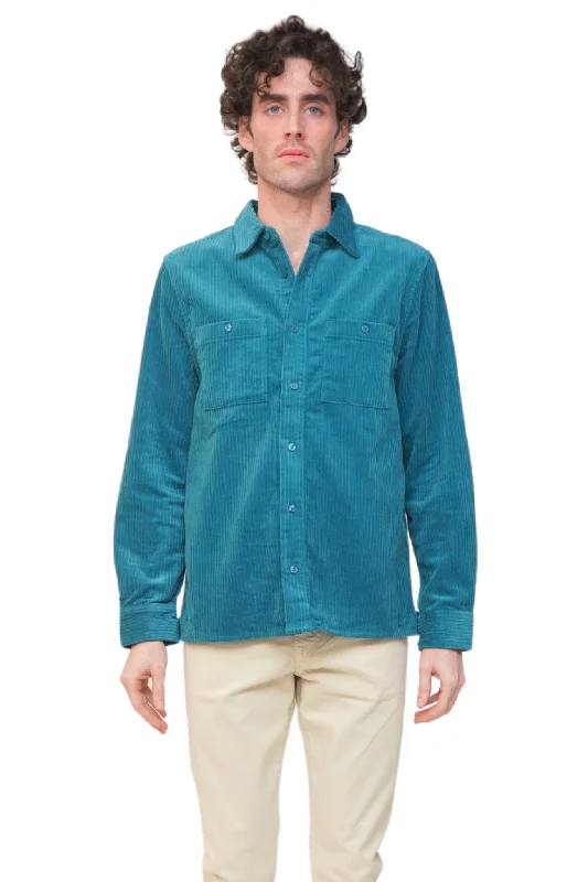 Men’s short-sleeve dash shirts-Nolan Cord Shirt