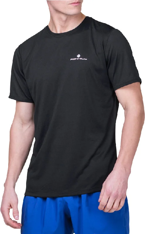 Men’s short-sleeve vent polos-Ronhill Core Short Sleeve Mens Running Top - Black