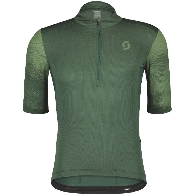 Men’s short-sleeve fizz tops-Scott Gravel 10 Short Sleeve Mens Cycling Jersey - Green