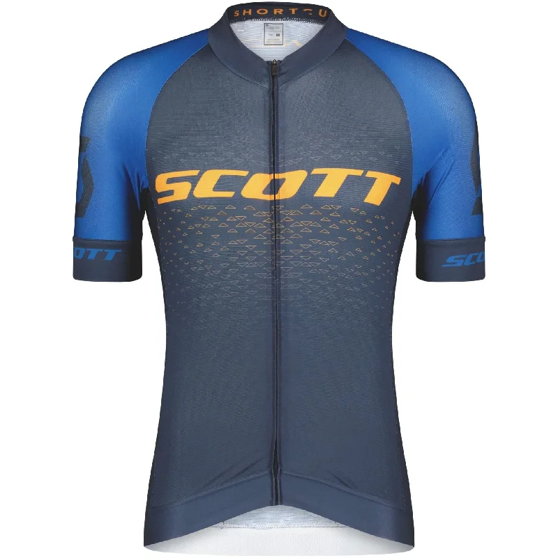 Men’s short-sleeve idle tees-Scott RC Pro Short Sleeve Mens Cycling Jersey - Blue