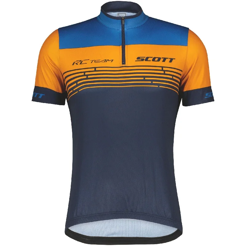 Men’s short-sleeve zany tops-Scott RC Team 20 Short Sleeve Mens Cycling Jersey - Blue