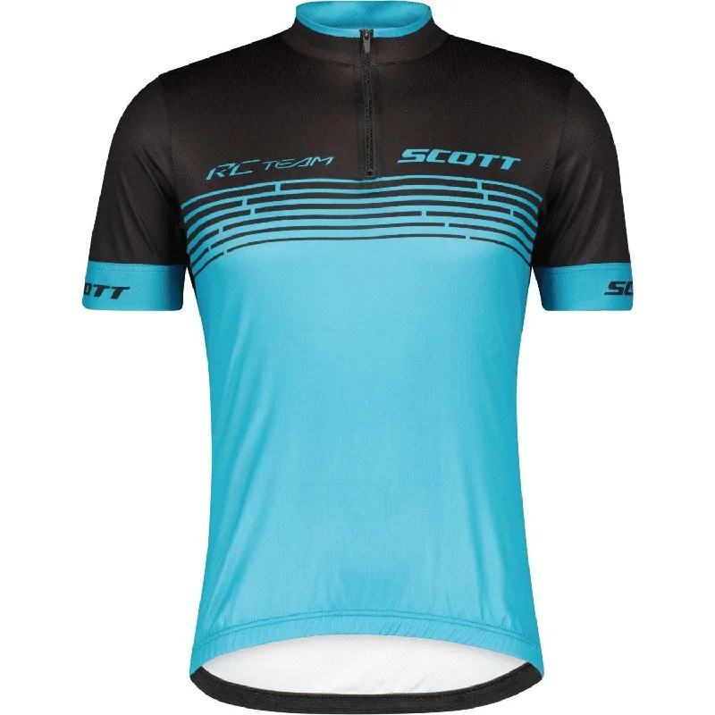 Men’s short-sleeve dune tops-Scott RC Team 20 Short Sleeve Mens Cycling Jersey - Blue