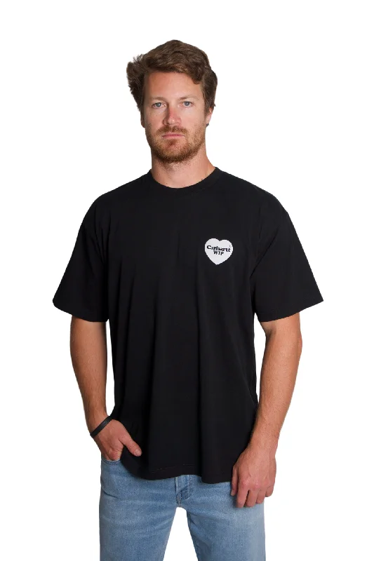 Men’s short-sleeve haze tees-Short Sleeve Heart Bandana T-Shirt