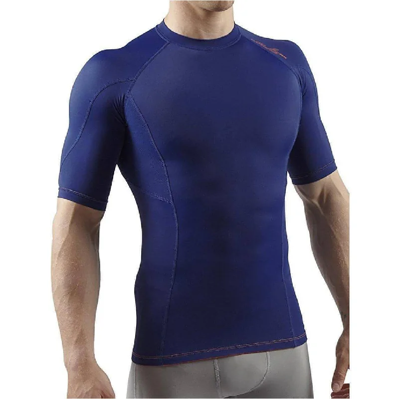 Men’s short-sleeve xing polos-Sub Sports Elite RX Short Sleeve Mens Compression Top - Blue