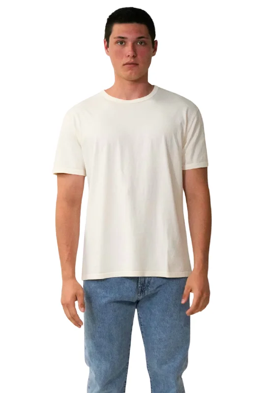 Men’s short-sleeve flow tees-T-Shirt in Milk