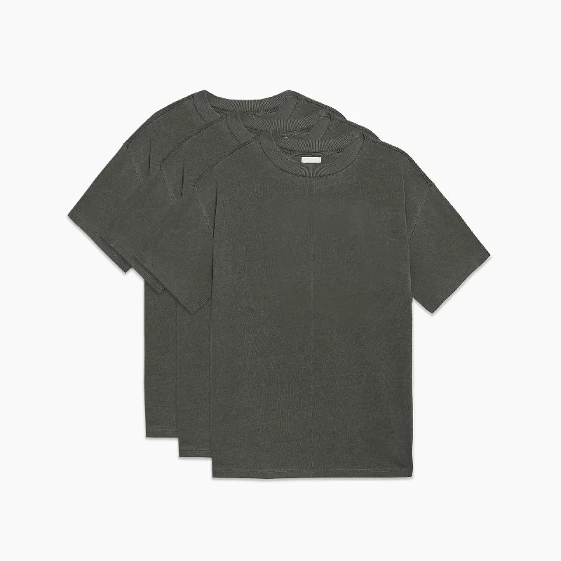 Men’s short-sleeve cargo tees-3 pack standard tees / vintage black