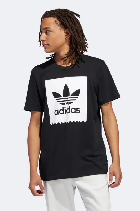 Men’s short-sleeve zany tops-Adidas Blackbird Solid Tee