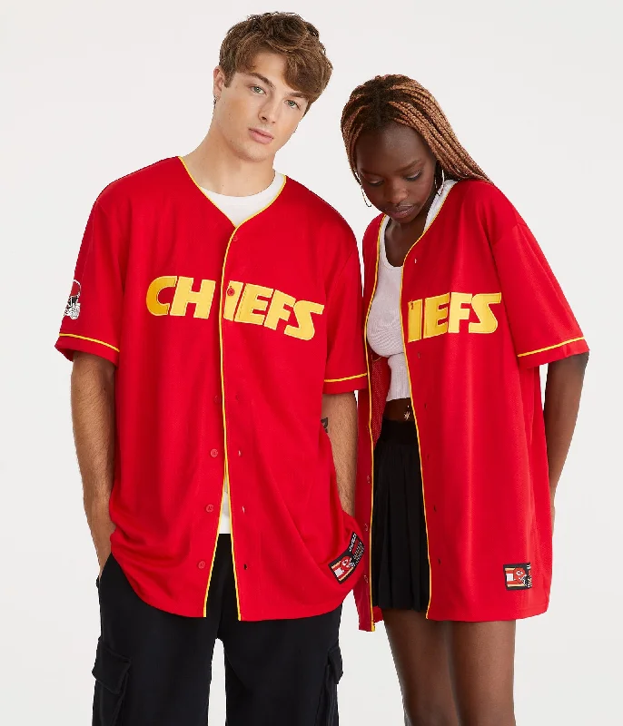 Men's bold lattice shirts-Aeropostale Kansas City Chiefs Top