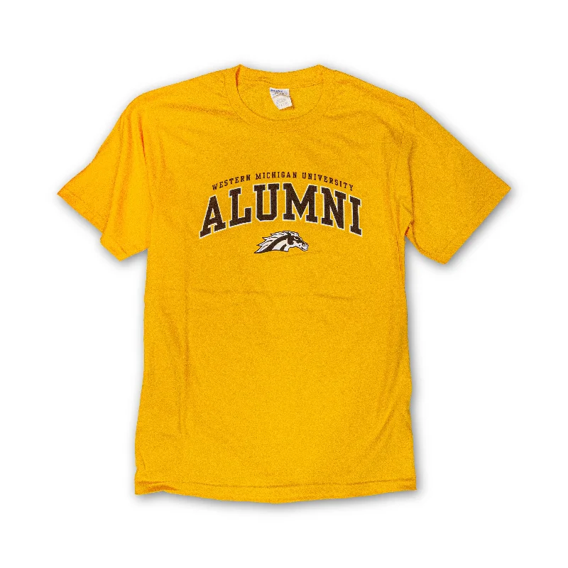 Men’s short-sleeve vent polos-Alumni Glowing Bronco Short Sleeve Tee