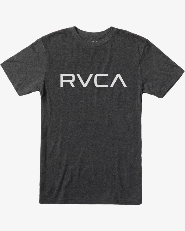 Men’s short-sleeve clad shirts-Big RVCA Tee - Black/White