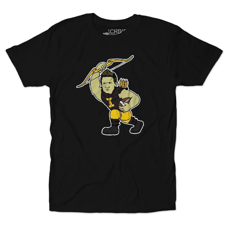 Men’s short-sleeve xenon tees-Black And Gold Unisex Tee