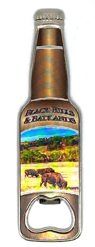 Men’s short-sleeve lilt polos-Black Hills Foil Bottle Opener Magnet