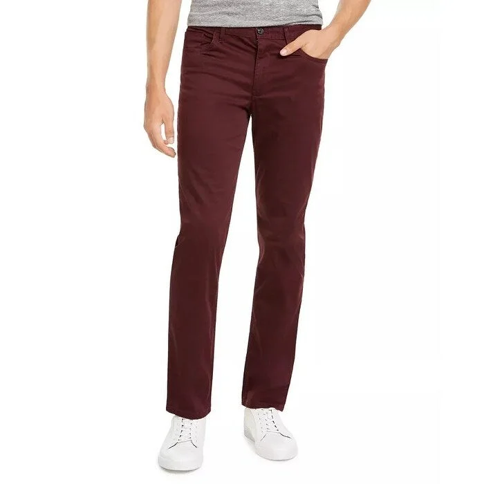 Men's zen yoga pants-Calvin Klein Men's Authentic Seasonal 5-Pocket Pants Cocoa Size 33X32