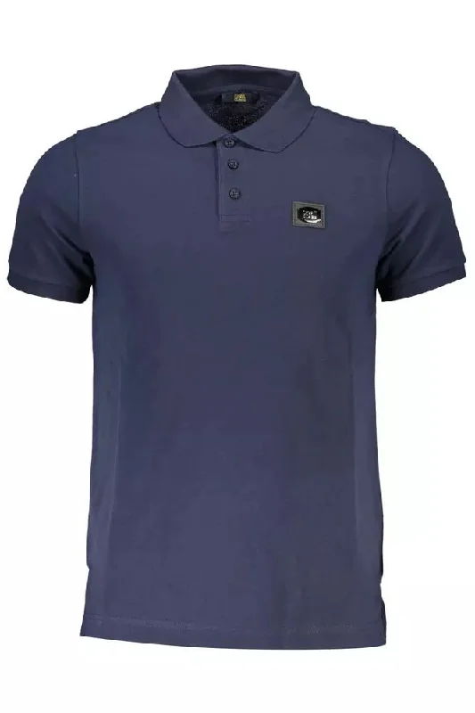 Men’s short-sleeve epic polos-Cavalli Class Elegant  Cotton Polo with Chic Men's Detailing