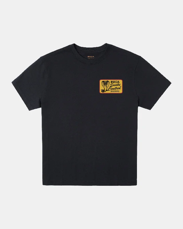 Men’s short-sleeve halo tees-Cobra Services Tee - Black