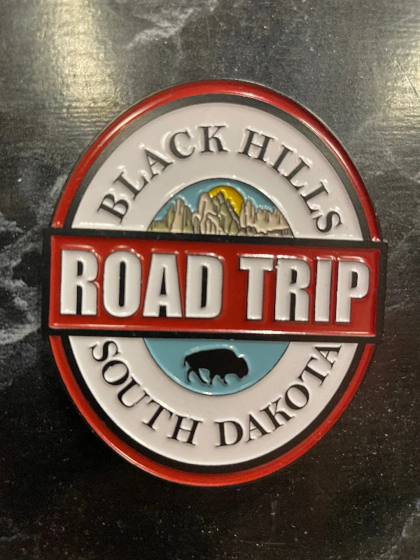 Men’s short-sleeve eave tees-Black Hills Road Trip Magnet - Red